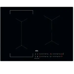 Plaque induction AEG noir 70cm 4 zones IKE74440CB pas cher