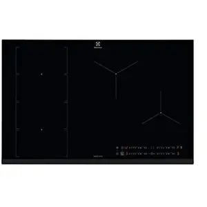 Table de cuisson induction 80cm 4 feux 7200w noir Electrolux EIV85443 pas cher
