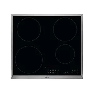 Plaque à induction AEG IKB64301XB - Noir - 1400 W - Rond - 14,5 cm pas cher