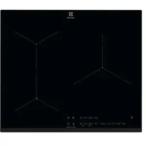 Electrolux table de cuisson à induction 59cm 3 feux 7350w noir - eif61342 pas cher