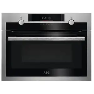 Four micro-ondes et gril encastrable AEG Série 6000 KME525860M 1000 W Inox pas cher