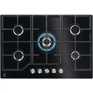 Comparateur de prix : Electrolux KGG75362K Noir Intégré 74 cm Gaz 5 zone(s)