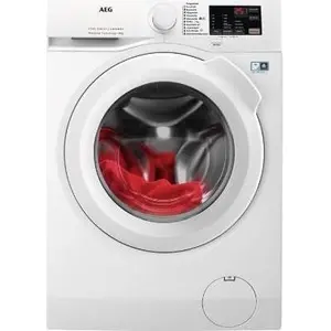 AEG L6FBF51488 8 kg Frontlader Waschmaschine, 60 cm breit, 1400U/Min, Aqua-Stop, Mengenautomatik, Nachlegefunktion, Kindersicherung, Unterschiebbar, weiß pas cher