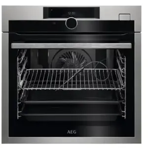 AEG Four multifonction / vapeur connecté inox - BSE988330M pas cher