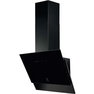 Comparateur de prix : Electrolux - hotte murale inclinée 60cm 460m3h noir lfv426k - lfv426k