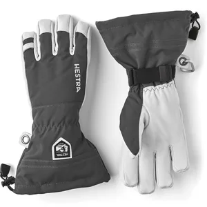 Hestra Army Leather Heli Ski - Gants ski Grey 9 pas cher