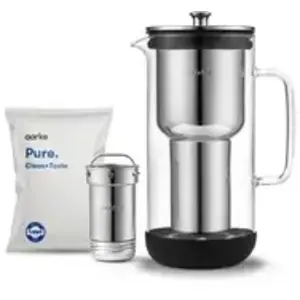 Bouteille et carafe filtrante Aarke Carafe en Verre Filtrante PURIFIER pas cher