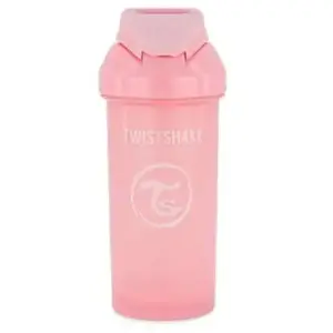 Comparateur de prix : TWISTSHAKE Tasse à paille enfant Straw Cup PP 360 ml 12 m+ rose pastel