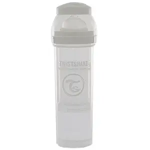 Vital innovation Vital Twistshake Biberon Anti-Colicque 330ml Blanc