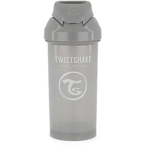 Comparateur de prix : TWISTSHAKE Tasse à paille enfant Straw Cup PP 360 ml 12 m+ gris pastel