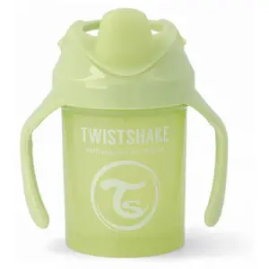 Twistshake Mini Cup with Leak Proof Soft Drinking Spout 230ml, Spill Free Trainning Sippy Bottle with Fruit Mixer and Silicone Seal for Toddlers and Babies, 4+ Months, BPA Free, New Turquoise pas cher