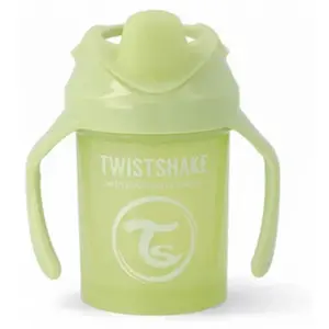 Twistshake Mini Cup with Leak Proof Soft Drinking Spout 230ml, Spill Free Trainning Sippy Bottle with Fruit Mixer and Silicone Seal for Toddlers and Babies, 4+ Months, BPA Free, Light Grey pas cher