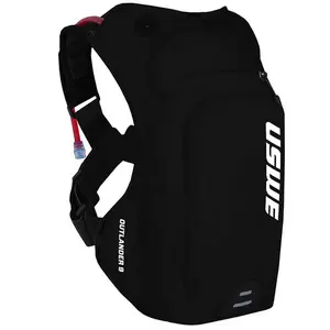 USWE sac à dos de boisson Outlander 9 litres 45 x 19 cm polyester noir