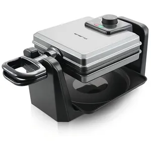 WM-110984 Gaufrier argent, noir - Emerio pas cher