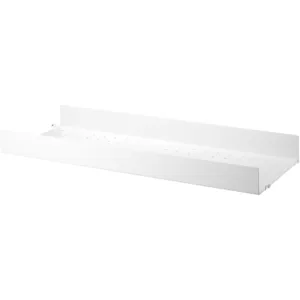 Étagère haute en métal blanc 78x7x30cm String System - String furnitur... pas cher
