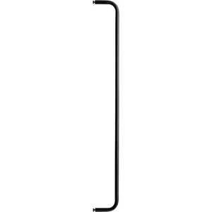 Rail en métal noir 72x8x1cm String System - String furniture pas cher
