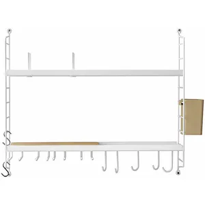 Etagère de cuisine en métal blanche String Kitchen - String furnitureVendu parmade-in-design