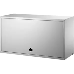 Caisson en bois gris avec porte rabattable - String furnitureVendu parmade-in-design