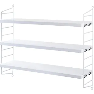 Comparateur de prix : Etagères en bois blanc String Pocket - String furniture