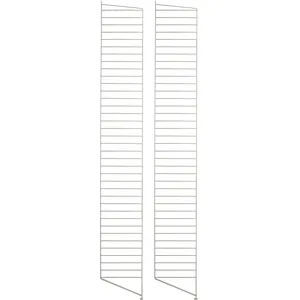 Set de 2 montants de sol en acier beige 200 x 30 cm - String furnitureVendu parmade-in-design