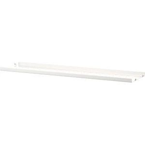 Étagère basse en métal blanc 78x2x20cm String System - String furnitur... pas cher