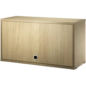 Caisson en chêne avec porte rabattable - String furnitureVendu parmade-in-design