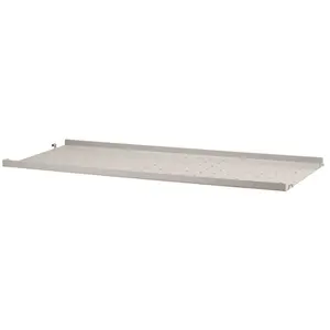 Étagère basse en métal beige 78x2x30cm String System - String furnitur... pas cher