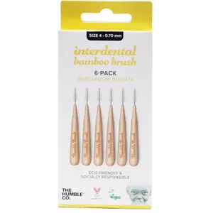Comparateur de prix : The Humble Co. - Humble Brosse Interdentaire - Size 4/0.7 - Jaune 6 unités