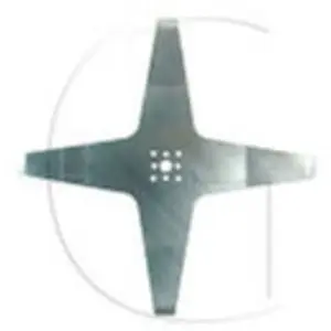 Grimsholm Green Blister lame 4 dents plate adaptable pour robots AMBROGIO / WIPER série L200 - STIGA autoclip - Ø: ext: 290mm pas cher