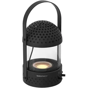 Enceinte portable design noire Light Speaker - Transparent Speaker pas cher