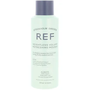 Comparateur de prix : REF Weightless Volume Refreshing Mousse Shampoing sec en mousse pour donner du volume 200 ml