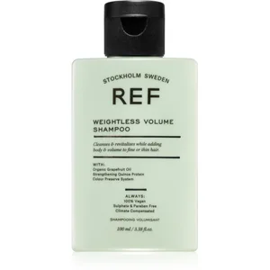 Comparateur de prix : REF Weightless Volume Shampoo shampoing pour cheveux fins et plats pour des cheveux volumisés dès la racine 100 ml