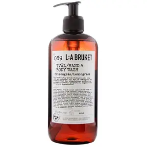 L:A BRUKET - 069 Hand & Body Wash Lemongrass Savon 450 ml unisex pas cher