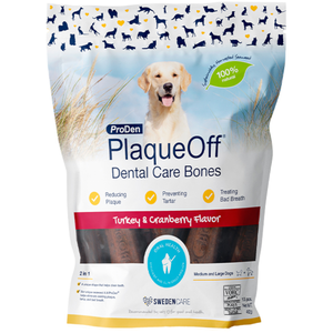 ProDen PlaqueOff Dental Care Bones pour chien - dinde (482 g)Vendu parzooplus