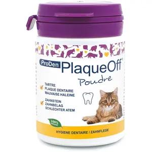 Comparateur de prix : Grau PlaqueOff Soin Dentaire pour Chat en Poudre 40 g - Lot de 2