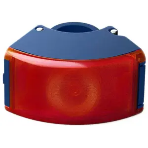 Éclairage vélo led arrière USB Bookman Curve Bleu 22/32 mm 720080