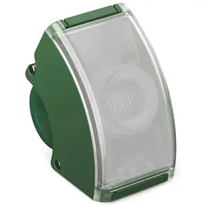Éclairage vélo led avant USB Bookman Curve Vert 22/42 mm 720072 pas cher