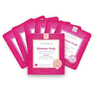 Comparateur de prix : FOREO UFO Shimmer Freak masque illuminateur anti-cernes noirs 6 pcs