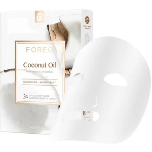 Comparateur de prix : FOREO Farm to Face Sheet Mask Coconut Oil masque nourrissant en tissu 3x20 ml