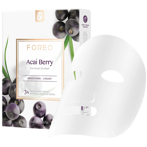 Comparateur de prix : Masque en tissu raffermissant aux baies d'açai FOREO (lot de 3)