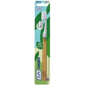 Comparateur de prix : TePe Choice Brosse à Dents + Têtes Interchangeables Roses 3 unités