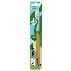 TePe Choice Brosse à Dents Souple + 3 Têtes Interchangeables pas cher