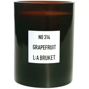 L:A BRUKET - Bougie parfumée Grapefruit - 260g Non teinté 260 g