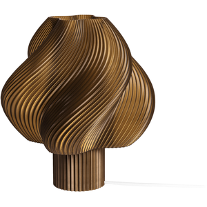 Lampe de table marron caramel 26 cm Soft serve regular - Crème Atelier pas cher