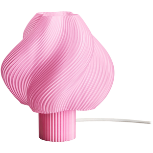 Lampe de table rose sorbet 34 cm Soft serve lamp - Crème Atelier pas cher