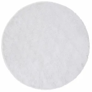 PARIS PRIX Tapis rond mattis 200cm blanc pas cher
