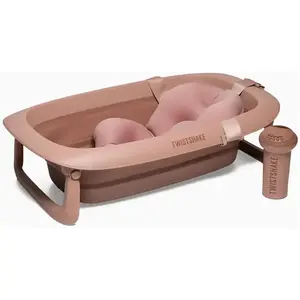 Twistshake Kit Bain Baignoire  + accessoires Rose délavé pas cher