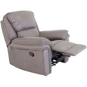 Comparateur de prix : Saranda fauteuil , recliner avec repose-pieds gris.
