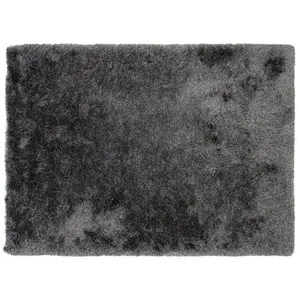 Tapis déco shaggy shiva 201x302cm gris pas cher