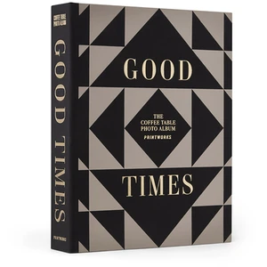 Printworks - Album photo 30 pages Good Times noir/doré - 33x27x5 cm T.U pas cher
